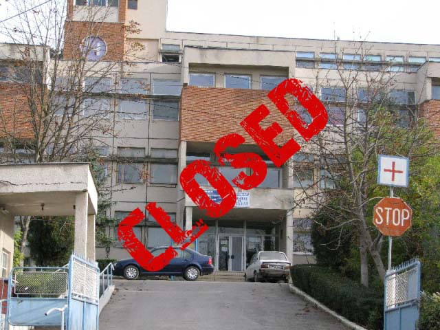 Spitalul inchis din Ocna mures